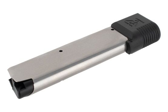 Wilson Combat 1911 .45 ACP Full Size 10 Round Magazine in Stainless with Wrap-Around Base Pad